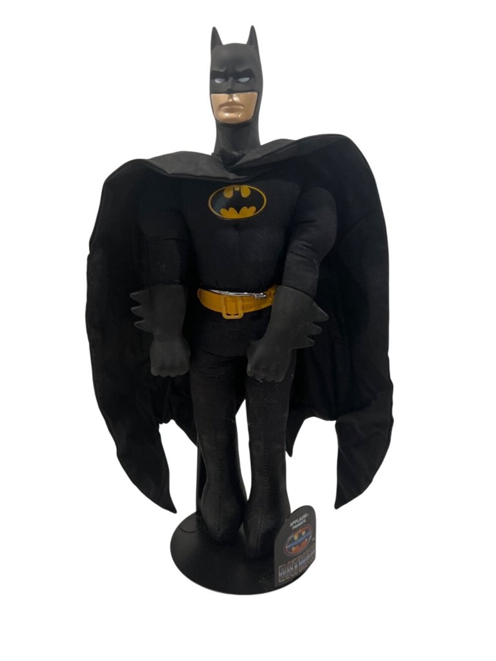 Batman Applause 1989 action figure & stand 15" Vintage